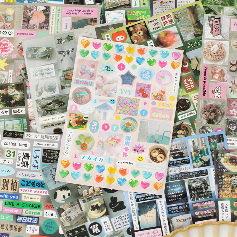 30Sheets Sticker Book Mist Rai - Korean Lifestyle Book บทวิจารณ์และราคา