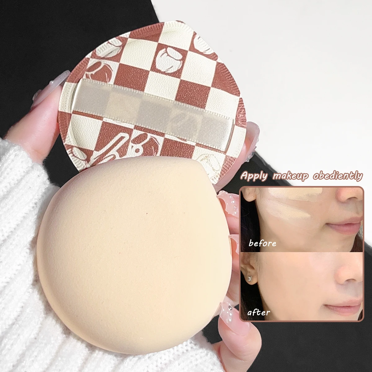 Dry and wet makeup puff sponge - Bb Cushion Korean บทวิจารณ์และราคา