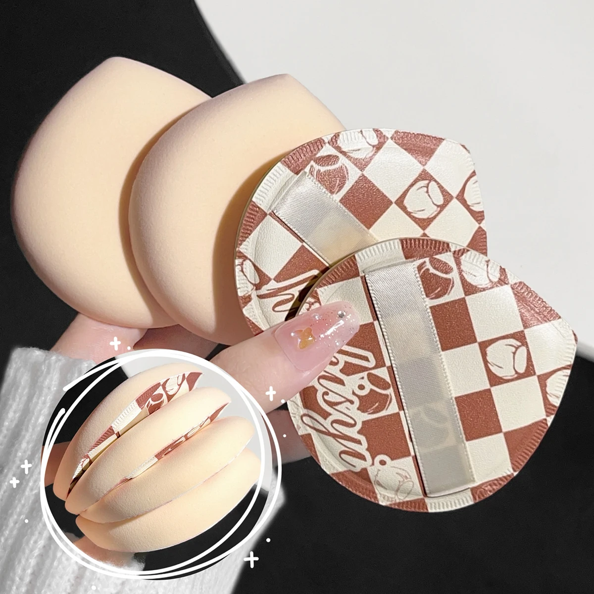Dry and wet makeup puff sponge - Bb Cushion Korean บทวิจารณ์และราคา