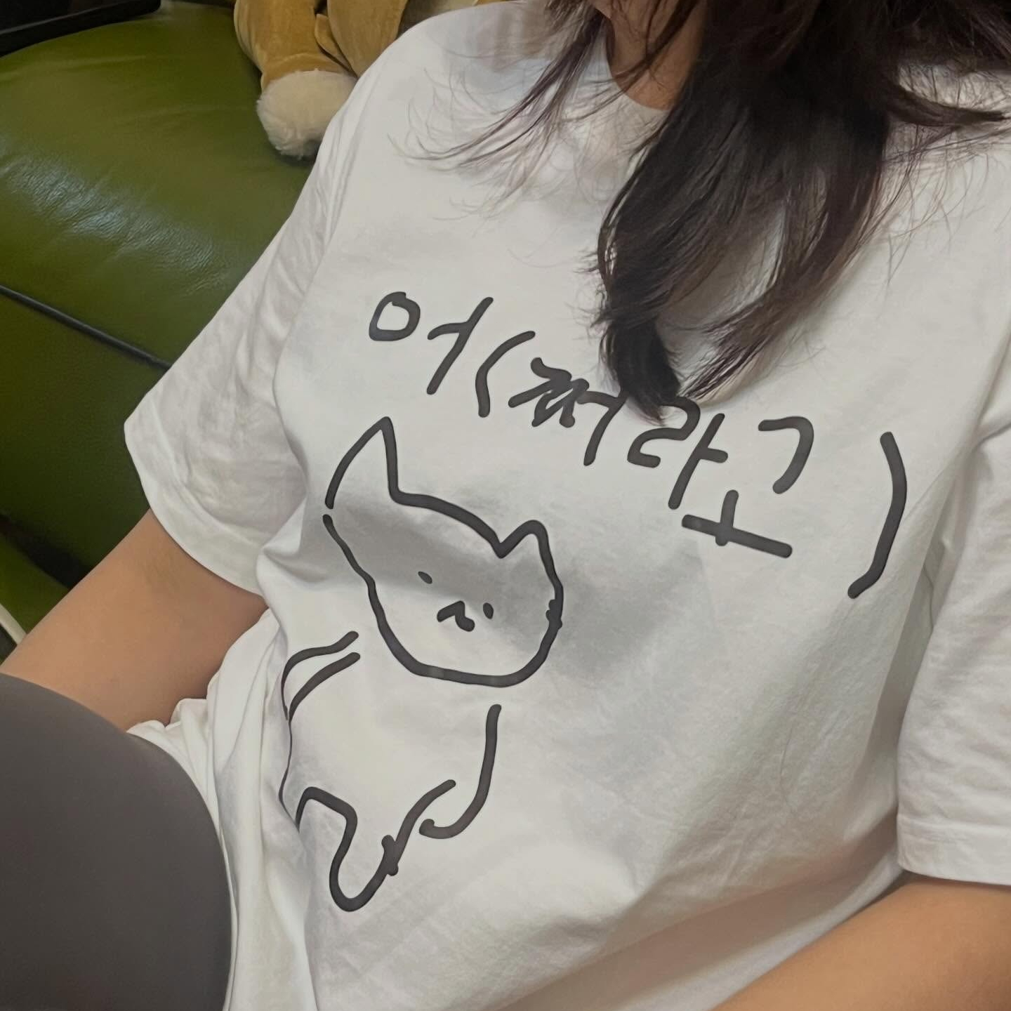 Women's T-shirt with A Illustr - Korean Pants Lifestyle บทวิจารณ์และราคา