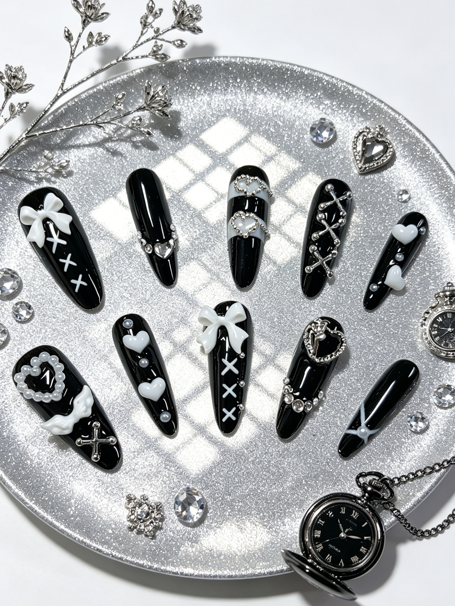 10 Long Black and White Minima - Korean Daily Lifestyle บทวิจารณ์และราคา