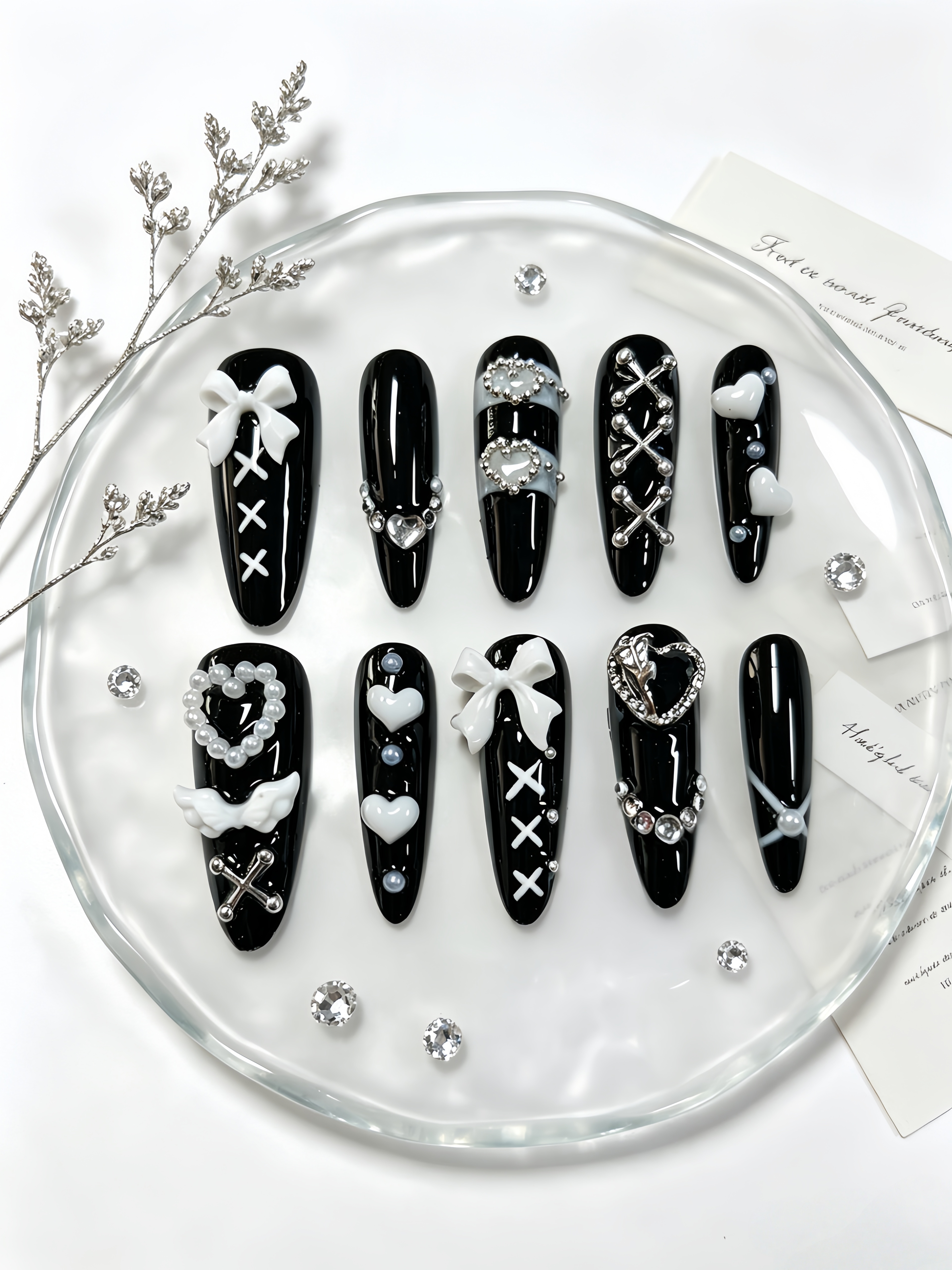 10 Long Black and White Minima - Korean Daily Lifestyle บทวิจารณ์และราคา