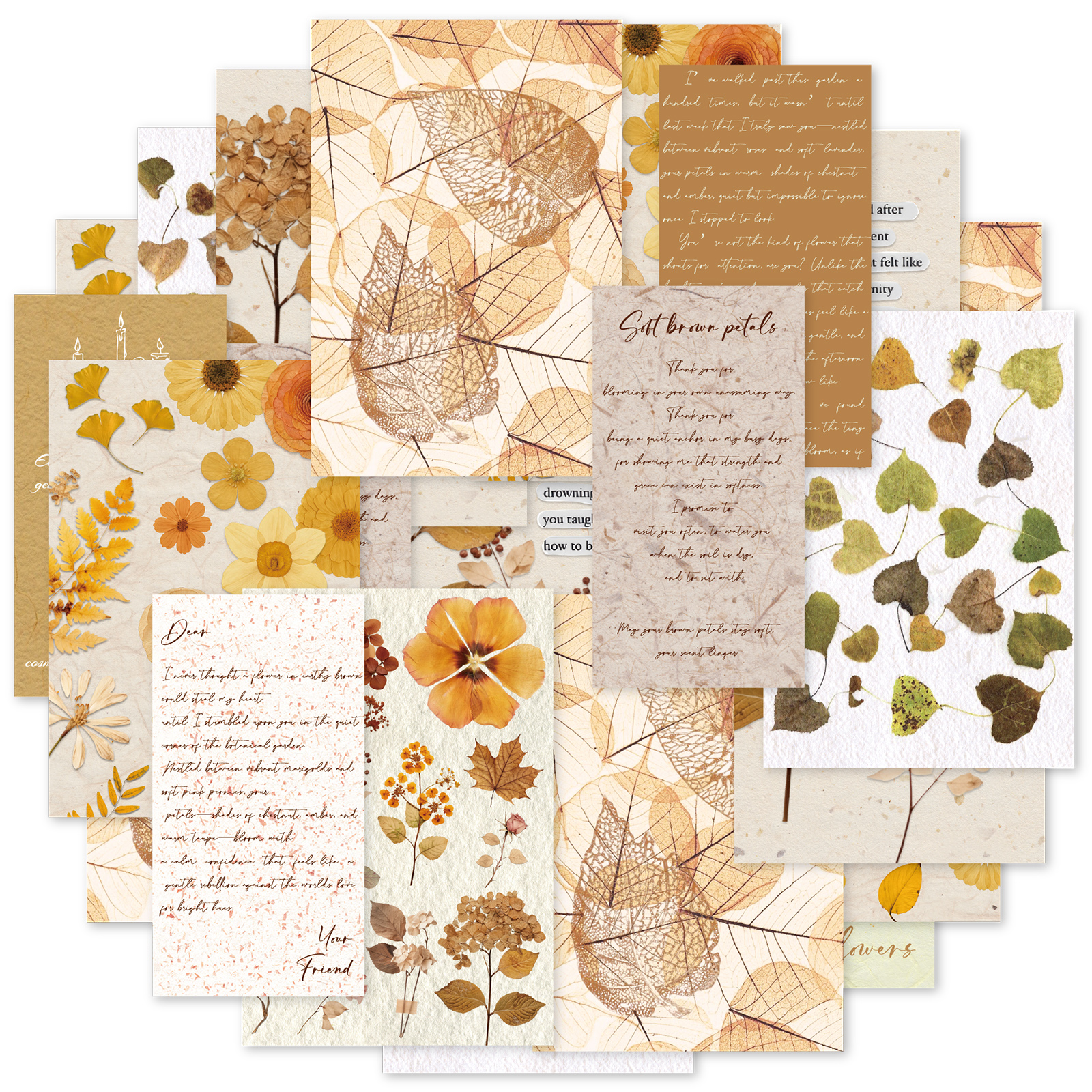 Etori Life 20Pcs Vintage Autum - Korean Lifestyle Book บทวิจารณ์และราคา
