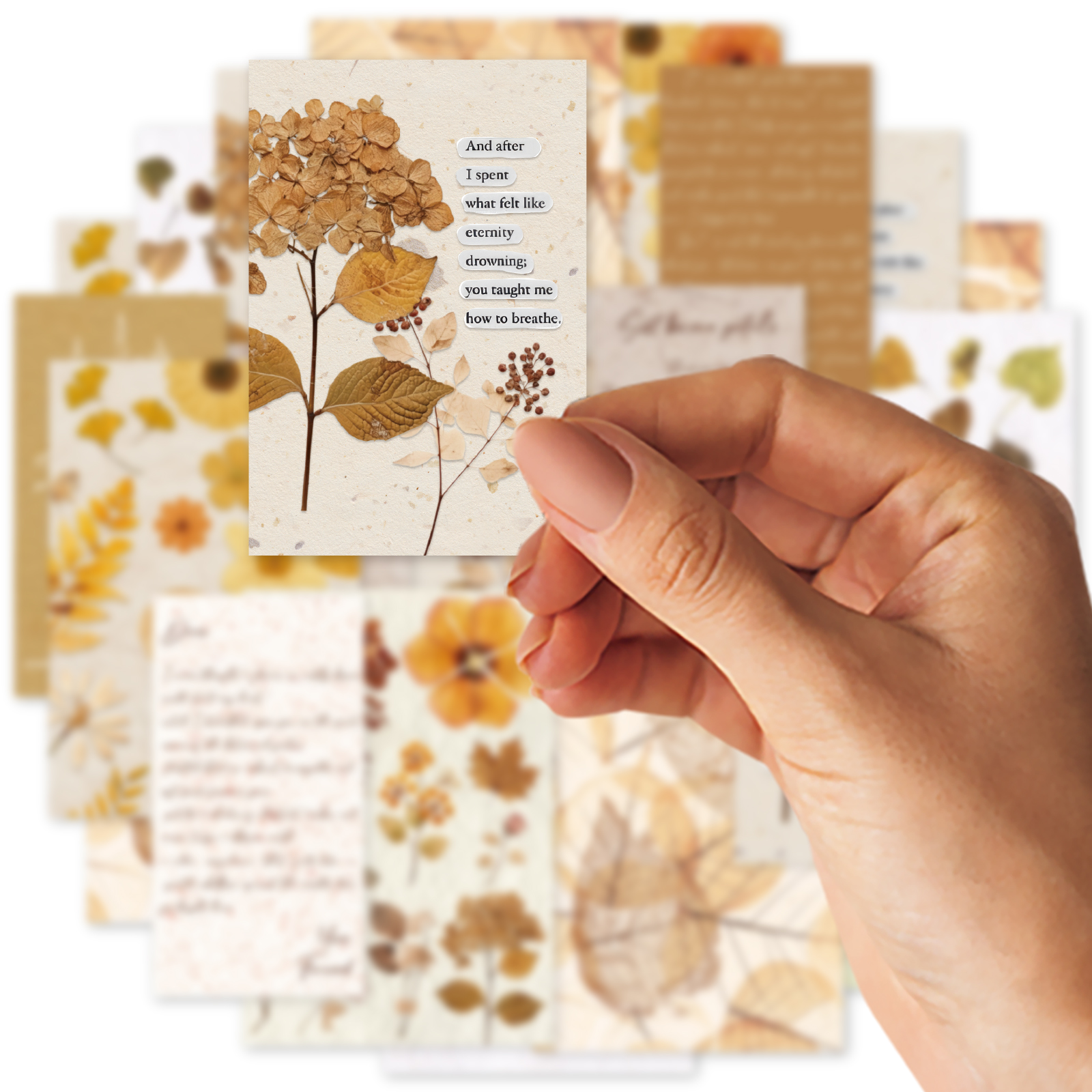Etori Life 20Pcs Vintage Autum - Korean Lifestyle Book บทวิจารณ์และราคา