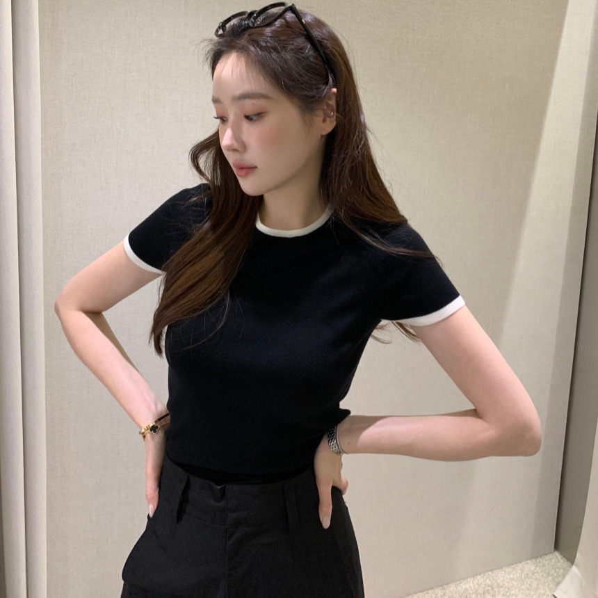Chic Summer New Thin Color Blo - Korean Daily Lifestyle บทวิจารณ์และราคา